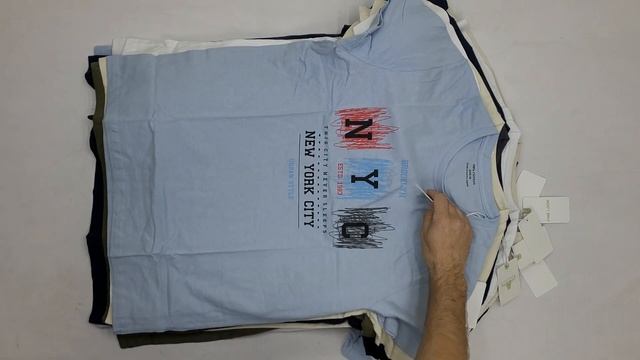 30868 Футболки мужские Milano Bulls сток (MEN T-SHIRTS M.B), 2 пак, 8 кг, 4 смотреть онлайн