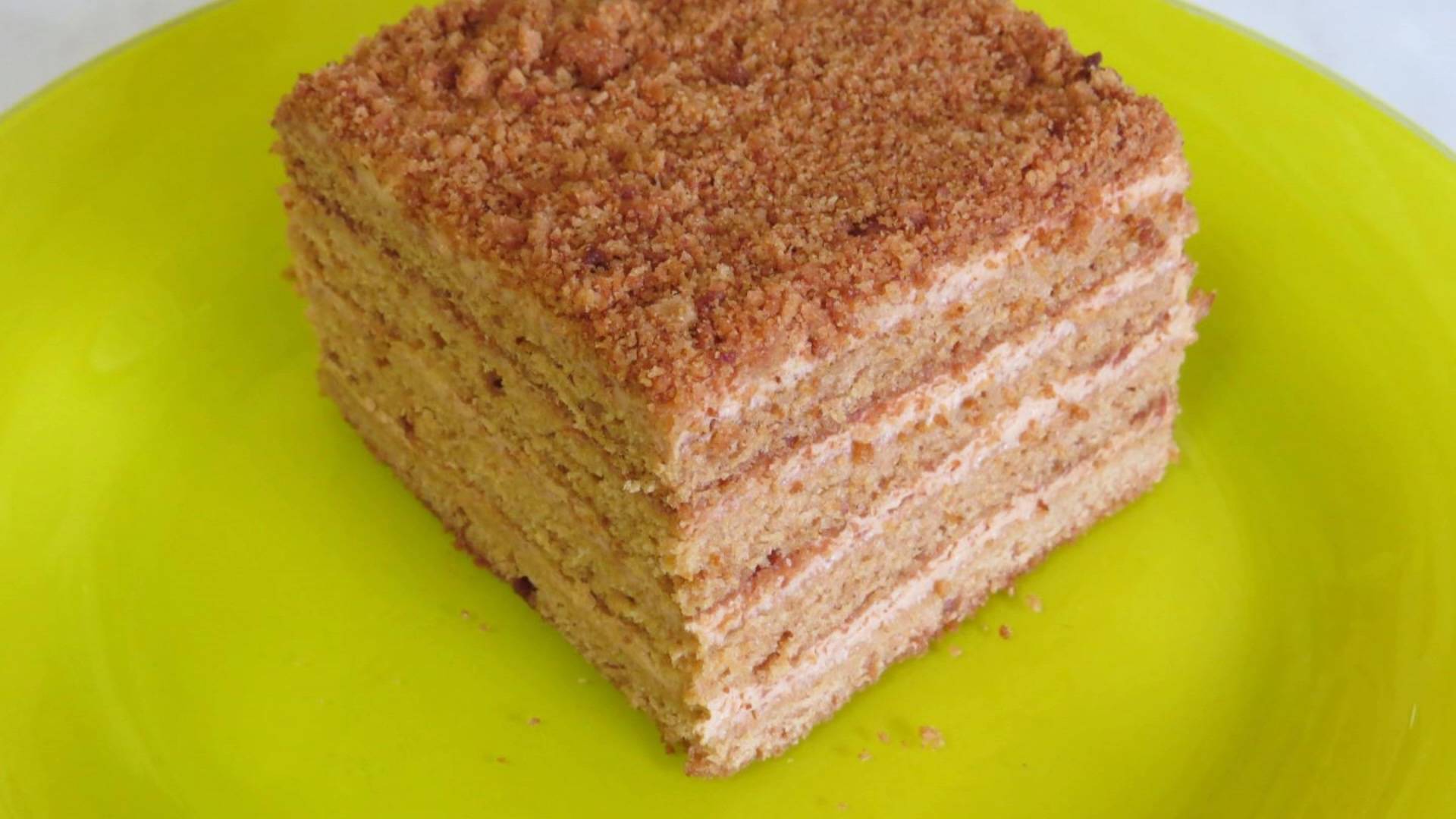 МЕДОВИК БЕЗ РАСКАТКИ КОРЖЕЙ! САМЫЙ ПРОСТОЙ И ВКУСНЫЙ ТОРТ МЕДОВИК смотреть онлайн