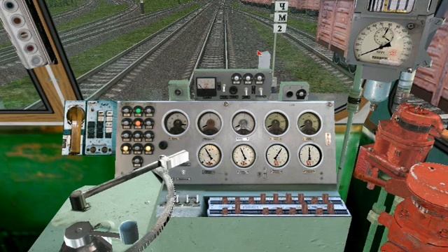 Запуск ВЛ82М в ZDSimulator
