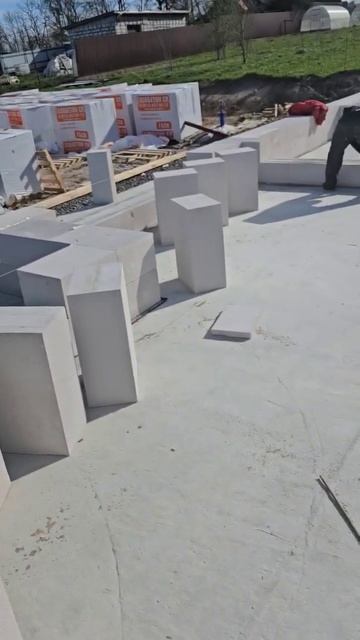 Кладка газобетона на пену. смотреть онлайн