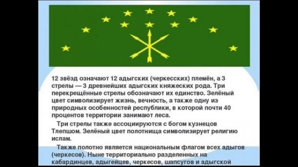 Азамат Биштов - Черкесский флаг