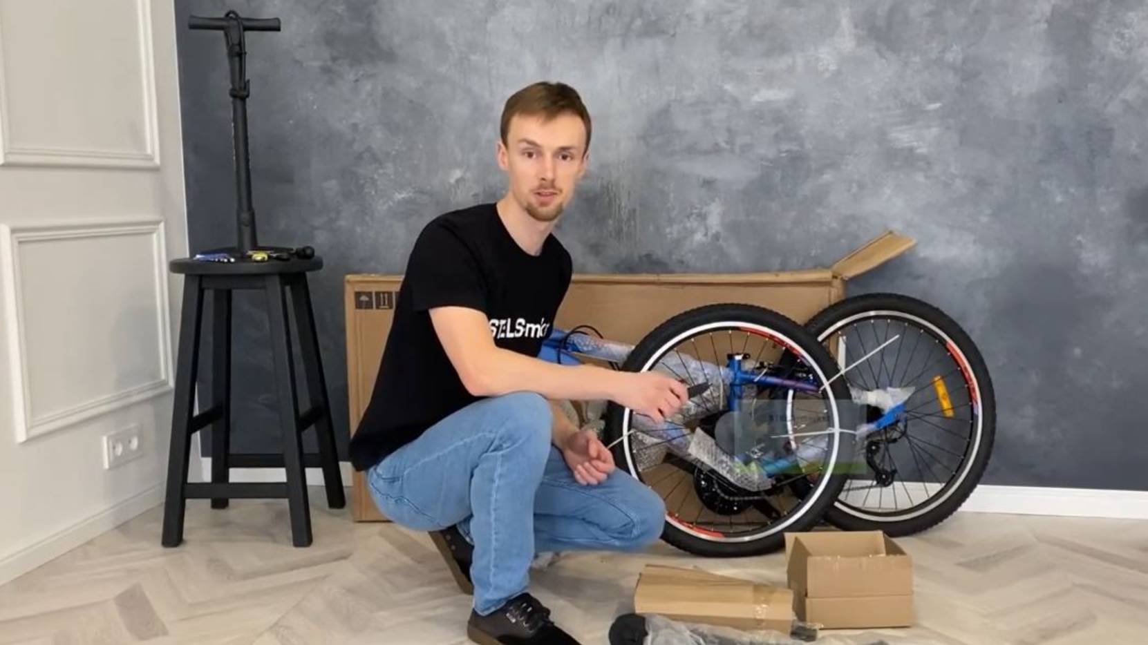 Как собрать горный подростковый велосипед STELS Navigator 400 V. Пошаговая инструкция