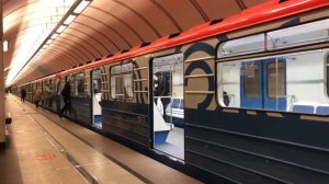 81-717/714.5М Перекраска Московский транспорт, 81-714.5М и 81-714.5 На станции Трубная