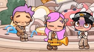 УТРЕННЯЯ РУТИНА С БЛИЗНЯШКАМИ 👶👶 ИСТОРИЯ AVATAR WORLD ⭐ С