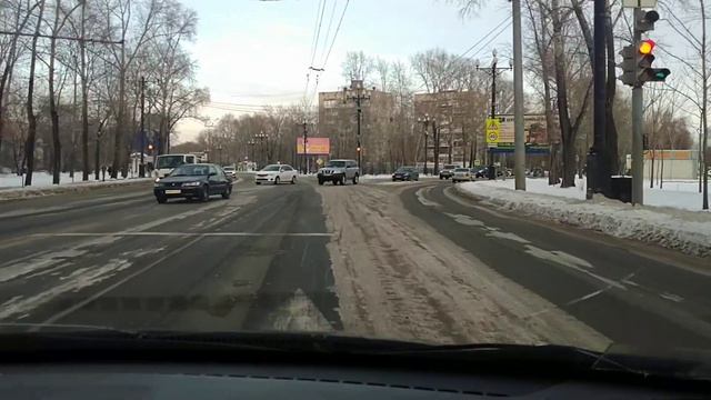 Когда снегом дорогу укатали, выбор полосы #автоинструктор27#маршрутхабаровск #автошколавосток смотреть онлайн