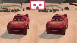 Тачки . Новый Сезон 3Д VR видео SBS VR Box google cardboard 1