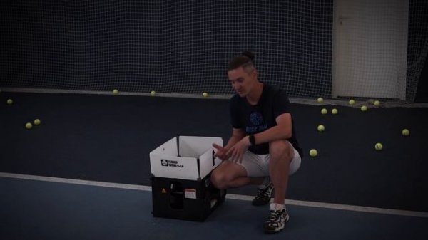 Теннисная пушка за 90К Рублей | Tennis Tutor PRO Lite Обзор | Владимир Шабалин