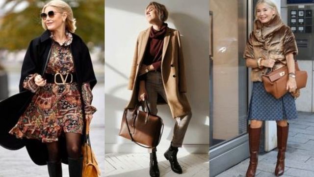 КАК ОДЕТЬСЯ МОДНО ОСЕНЬЮ ЖЕНЩИНЕ 50+ 💕МОДНАЯ СТИЛЬНАЯ