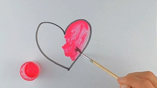Рисуем сердечко для детей/Drawing a heart for children/Bolalar uchun yurak смотреть онлайн
