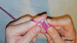 Вязание для начинающих, Узор платочная вязка