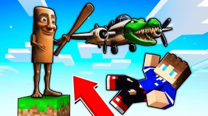 🧱 МАЙНКРАФТ НО Я ЗАСТРЯЛ НА ОДНОМ БЛОКЕ С ИТАЛЬЯНСКИМИ ЖИВОТНЫМИ