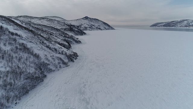 Магадан 2018 март полет в сторону Каменного венца по бухте Нагаева DJI 0027