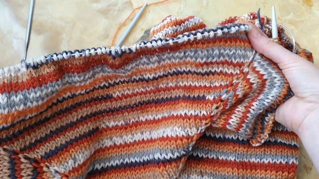 2. Как связать пройму, переход к средней части и рукава?