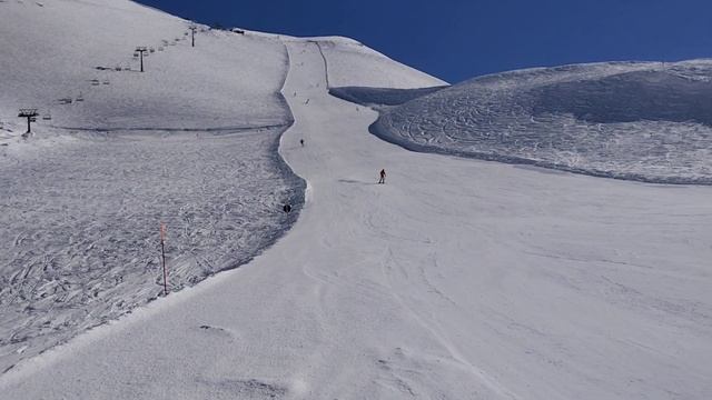 Спуск с горы Каменный столб
