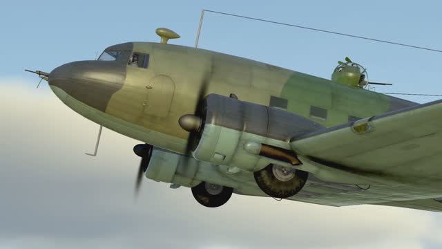 Ли-2, доставка груза к линии фронта.