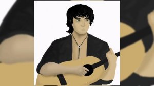 Как я нарисовал Виктора Цоя. Speedpaint