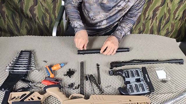 Полная разборка пневматической винтовки Borner Tactical Desert XSA5S