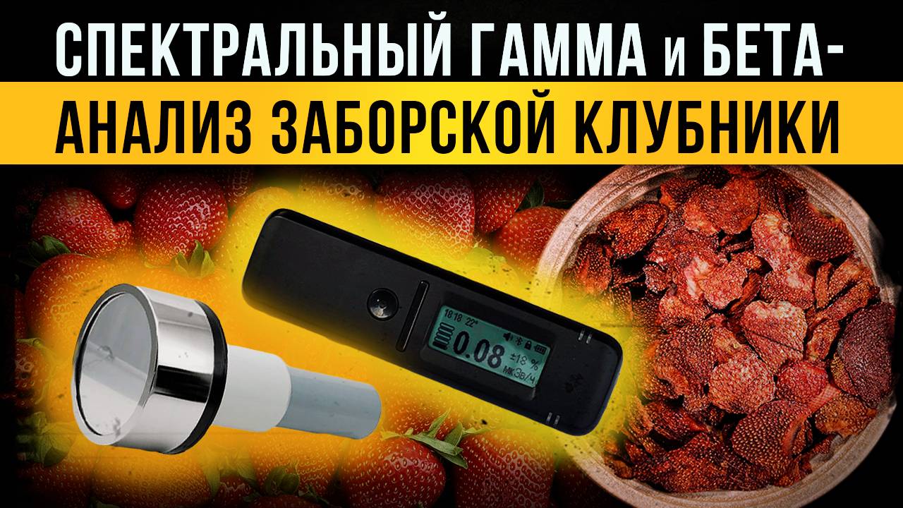 ☢ Спектральный гамма и бета-анализ заборской клубники. смотреть онлайн