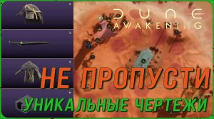 НЕ ПРОПУСТИ ЭТИ УНИКАЛЬНЫЕ ЧЕРТЕЖИ | DUNE AWAKENING