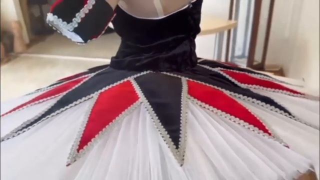 Сценический балетный костюм Коломбина Арлекинада Щел