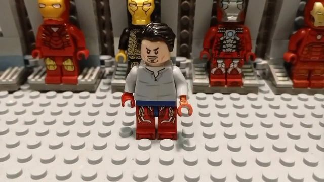 тони надевает костюм #lego #youtube