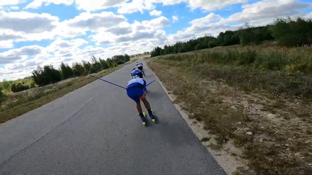 Даблполинг на лыжероллерах смотреть онлайн