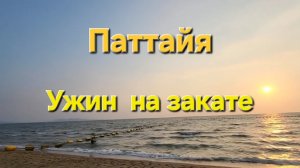 Таиланд  Паттайя. 3 серия. Ужин на море. Февраль 2024 года.