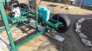 Подробная сборка ленточной пилорамы 35