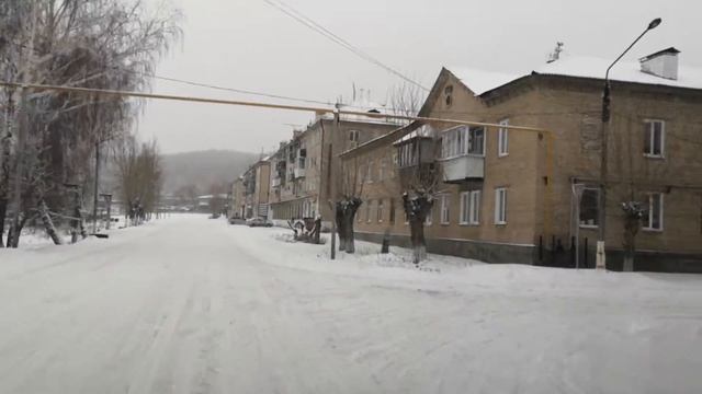 Вишневогорск. Выпал снег 18 декабря 2019(2)