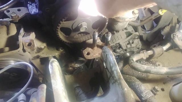 Замена ремня ГРМ акцент 12-ти клапаный. смотреть онлайн