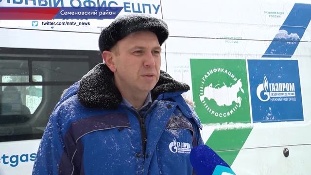 Голубое топливо дошло до села Ильино-Заборское в Семеновском районе