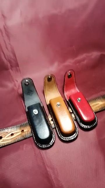 Кожаные чехлы для ножа Viktorinox Spartan с подвесом на ремень. смотреть онлайн