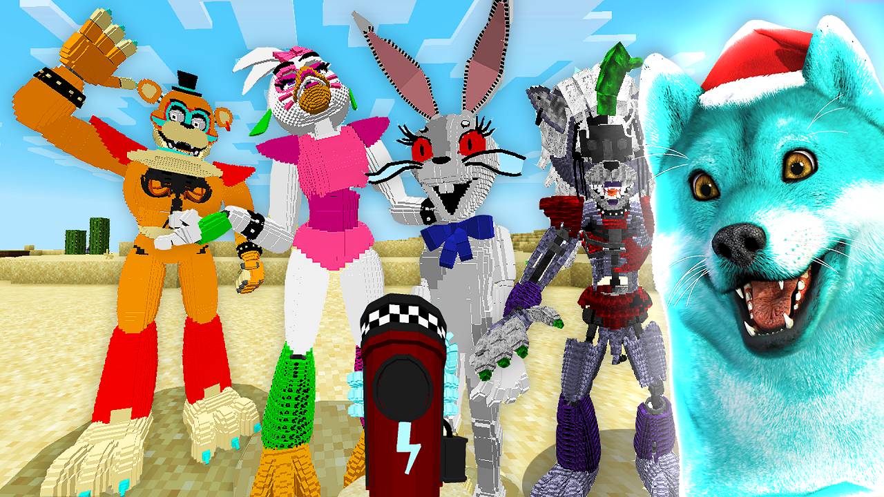 Новый мод на фнаф 9 аниматроников в майнкрафт пе, пять ночей с фредди смотреть онлайн