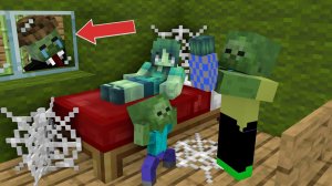 ГРУСТНАЯ ИСТОРИЯ мальчика-зомби и богатой девочки-зомби в МАЙНКРАФТЕ