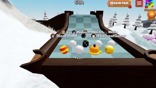 Я с моим другом играем в Roblox гольф