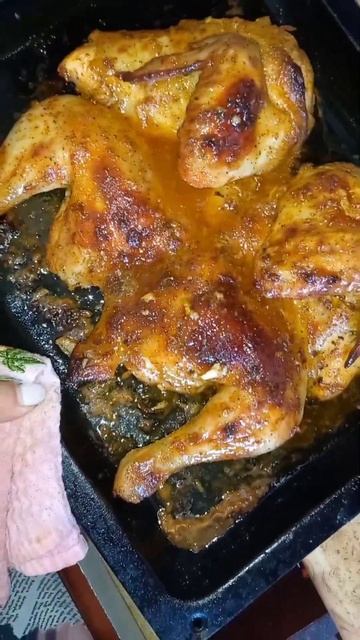 Курица в духовке. #курица #печь #духовка #дети смотреть онлайн