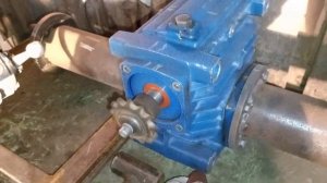 Самодельный мотоблок из червячного редуктора . Компон