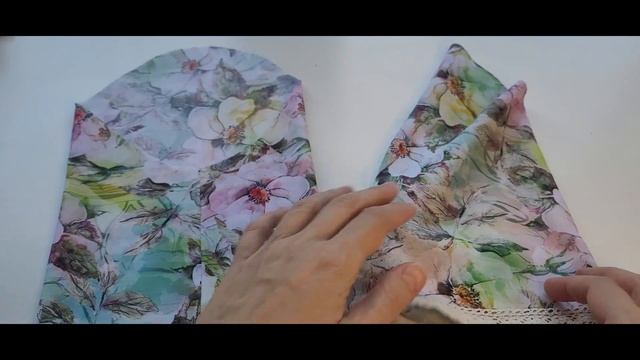 ТКАНЬ И КРУЖЕВО ИЗ ALIEXPRESS, ВЫКРОЙКА ИЗ СТАРОГО ЖУРНАЛА B смотреть онлайн