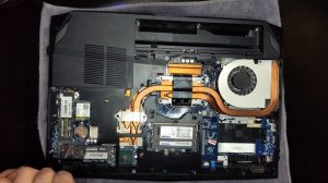 Апгрейд ноутбука Hasee tx9 / Кастоманая крышка / Замена тер