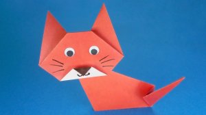 Как сделать Котёнка из бумаги | Простой оригами Котик своими руками