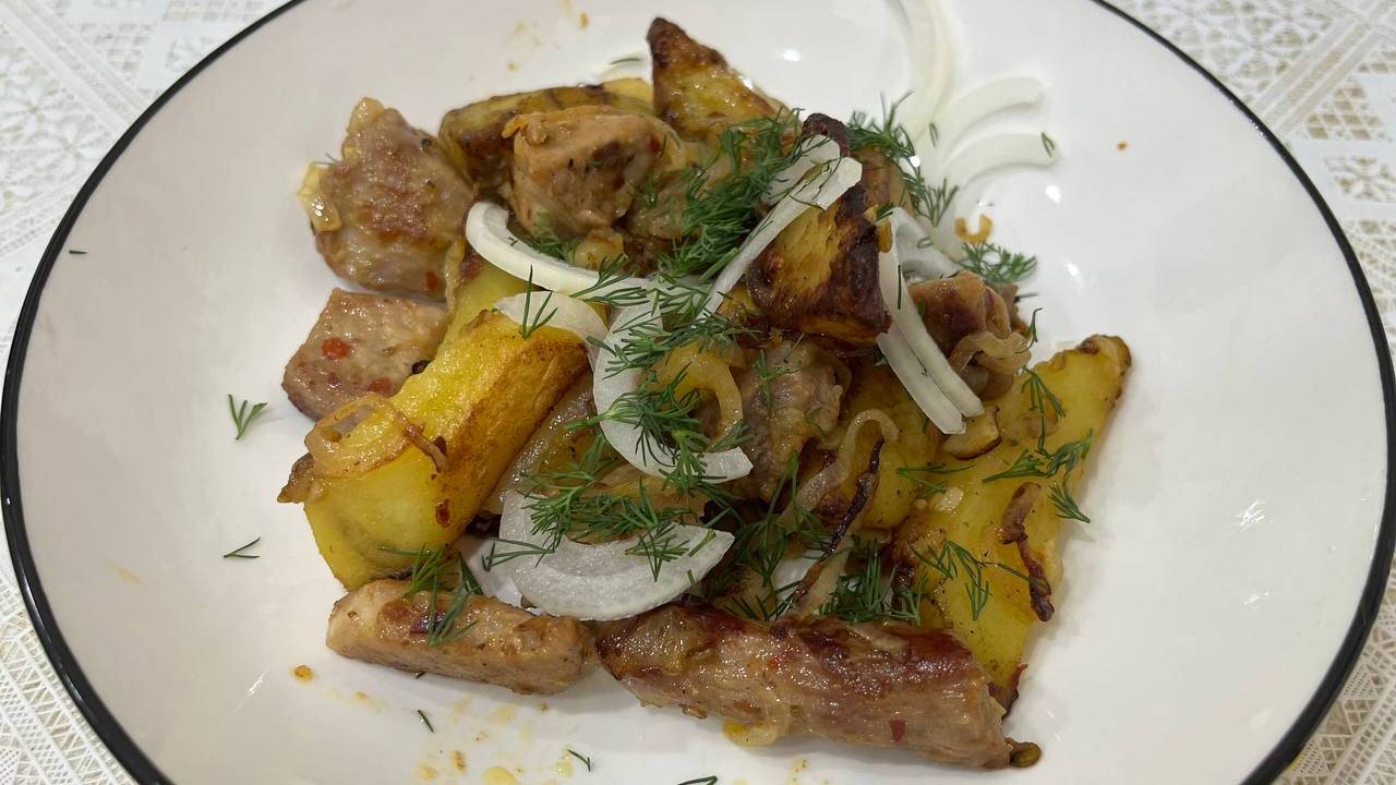 Оджахури по-грузински: рецепт классический на сковороде смотреть онлайн