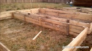 Строительства бани. Деревянная опалубка своими руками. Как сделать опалубку под ленточный фундамент