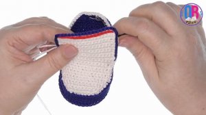 пинетки кеды "Спринт" крючком