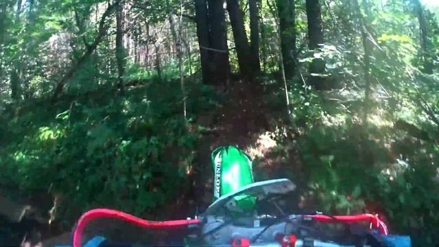 Эндуро соревнования ушатун - хард. Kawasaki KDX 250 13.07.24