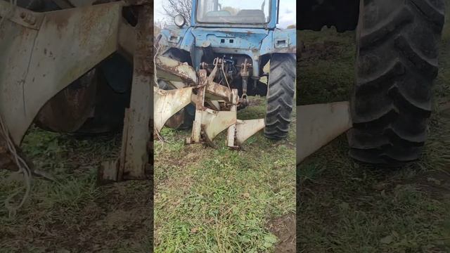 До собирал Мтз, примерил новый плуг! смотреть онлайн