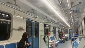 парад поездов метро на кольцевой линии в Москве - номерной 18 мая 2025 года 10:14:07