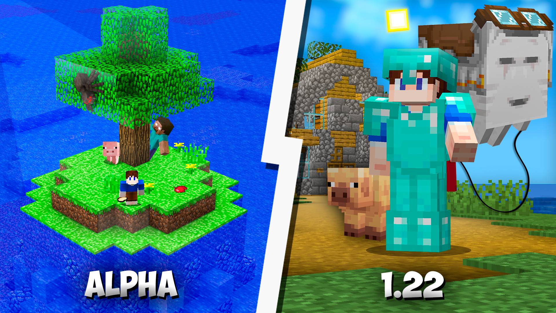 Выжил на ОСТРОВЕ ОБНОВЛЕНИЙ в Майнкрафт! смотреть онлайн