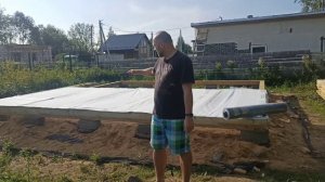 Лаги Пола. Монтаж Ветро-Влагозащиты и Сетки От Грызуно