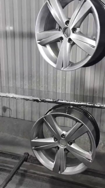 Диски VW порошковая покраска покрытие полимером ремон? смотреть онлайн