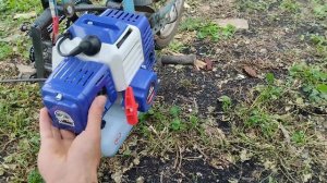 Мопед Карпаты с двигателем от триммера. Покатушки!